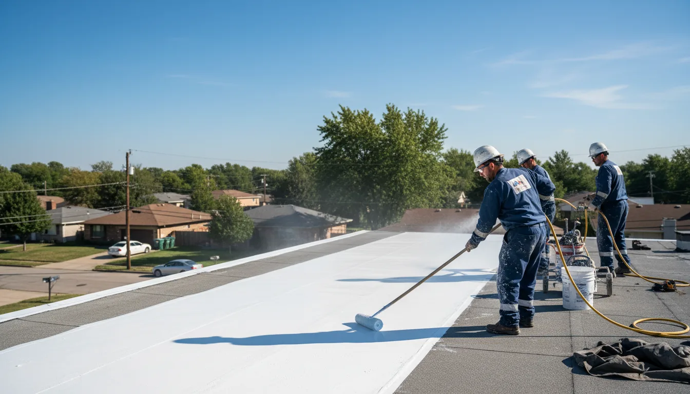 Commercial roof coating in Glenwood, AL near me